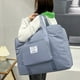 thumbnail image 5 of Bolsa de viaje grande, bolsa expandible para gimnasio, equipaje de mano para mujer con funda para carrito, bolsillo impermeable, bolsas de lona de viaje, contenedores de almacenamiento de viaje, 5 of 8