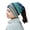 Blue, variant on SPRING PARK Women Turban Womens Mens Cotton Headband Chemo Hat Striped Hairband Bandana Pleated Cap