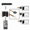 thumbnail image 7 of FVH 3 Hard Disk Control System Intelligent Control Management System HDD SSD Power Switch with Low Profile Bracket, 7 of 7