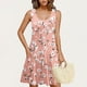 thumbnail image 4 of Vestido Corto de Verano Casual de Moda Impreso Cuello Redondo Bolsillo sin Mangas de las Mujeres, Vestido Casual para Diario, 4 of 9