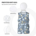 thumbnail image 3 of Sikiie Blue Bathroom Basketball Jersey Reversible Men's Mesh Athletic Sports Shirts Training Practice S-4XLXX-Large, 3 of 6