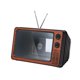 thumbnail image 5 of Amplificador De TV De 11" De Diseño Retro, Regalo Para Papá, Miniamplificador Para Juegos, Cualquier Teléfono Inteligente, Marrón, 5 of 9