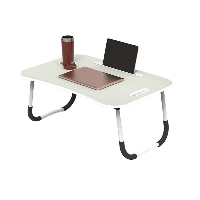  Zapuno Lap Laptop Desk for Bed, Multi-Function Laptop Bed  Table with Storage Drawer and Cup Holder, Laptop Lap Desk Laptop Stand Tray  Table Breakfast Tray for Eating, Reading and Working