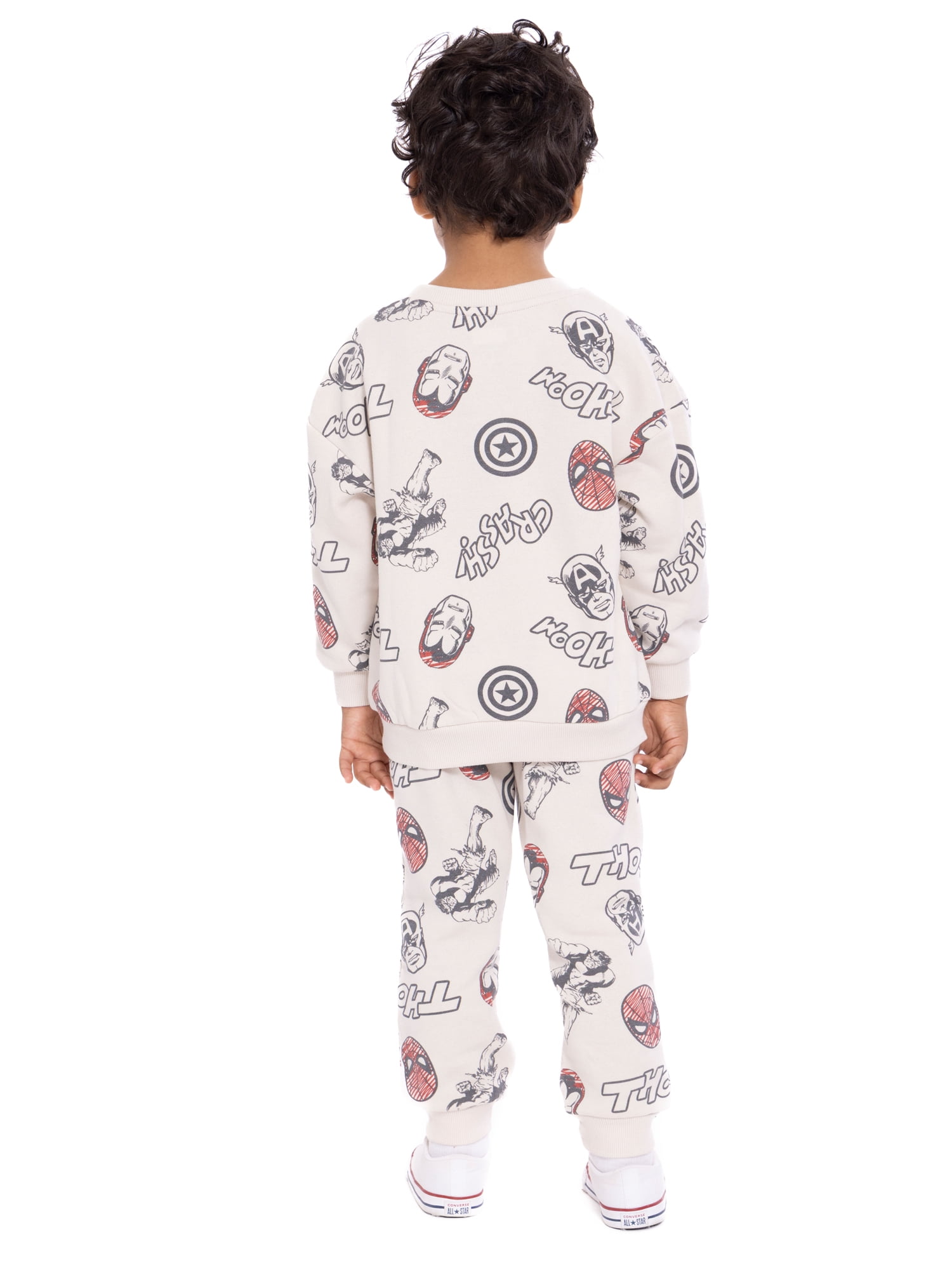 Marvel Toddlers' Print Sweatshirt and Jogger Pants Set, 2-Piece, Sizes 12M-5T