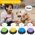 thumbnail image 6 of Voice Recording Button, Dog Buttons for Communication Pet Training Buzzer, 30 Second Record & Playback, Funny Gift for Study Office Home 4 Packs (Blue+Green+Yellow+Purple), 6 of 9
