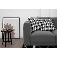 thumbnail image 3 of Ambesonne Geometric Throw Pillow Cover 2 Pack, Black and White Rhombus, 20", Grey Pale Grey and Black, 3 of 5