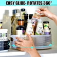 thumbnail image 2 of Turntable Cabinet Kitchen Organizer Spinning Storage Containers Non-Skid Rotating Spice Rack for Countertop, Shelf, Table, Refrigerator and Bathroom, 2 of 7
