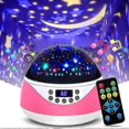 thumbnail image 2 of Night Light with Music & Timer, Star Light Projector - Sound Machine for Baby Sleeping, Birthday Gifts for Girls Boys 1-6-12, Remote Control, 2 of 5