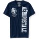 thumbnail image 1 of Aeropostale - Camiseta gráfica para hombre con cuello en V Varsity Club Finals, azul, extragrande, 1 of 1