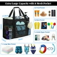 thumbnail image 7 of Loritta Beach Bag for Women Foldable Large Tote Bag with Multiple Pockets Waterproof Mesh Bag Portable for Summer Beach Picnic Camping, 7 of 7