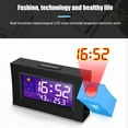 thumbnail image 3 of Réveil à Projection Vocale Projecteur Intelligent Numérique LED Réveils Snooze Prévisions Météo Électroniques Réveil Horloges de Bureau, Heure Précise, 3 of 7