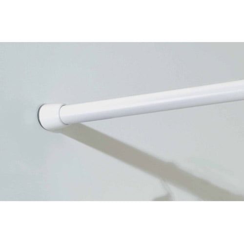 Interdesign Cameo Shower Curtain Tension Rod White 78 108 Interdesign Cameo Shower Curtain
