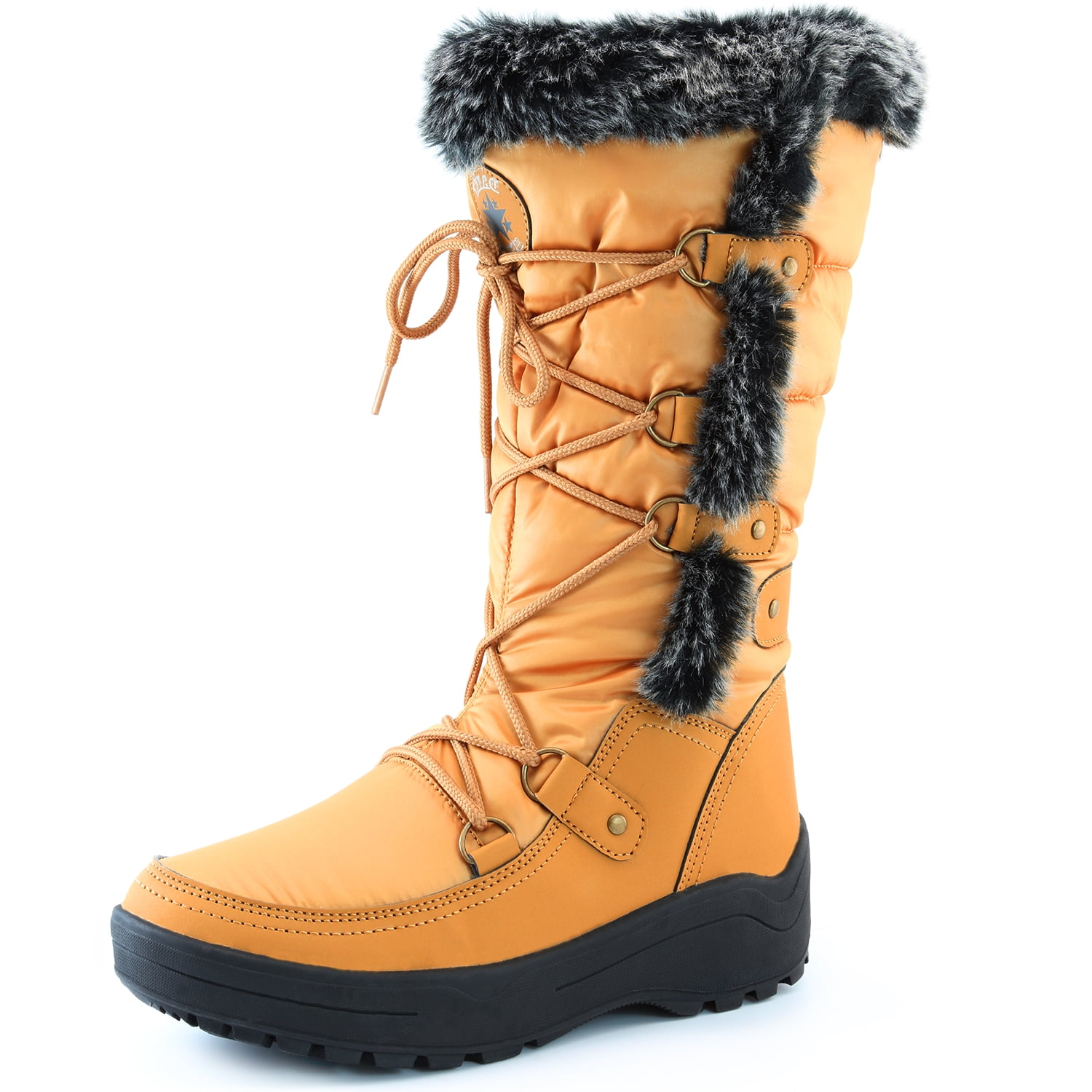 size 3 new ladies boots faux fur winter snow walking jack hiking eskimo boots 