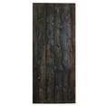 thumbnail image 2 of Calhome 36 in. x 84 in. Dark Walnut Plank Knotty Pine Sliding Barn Wood Interior Door Slab, 2 of 6