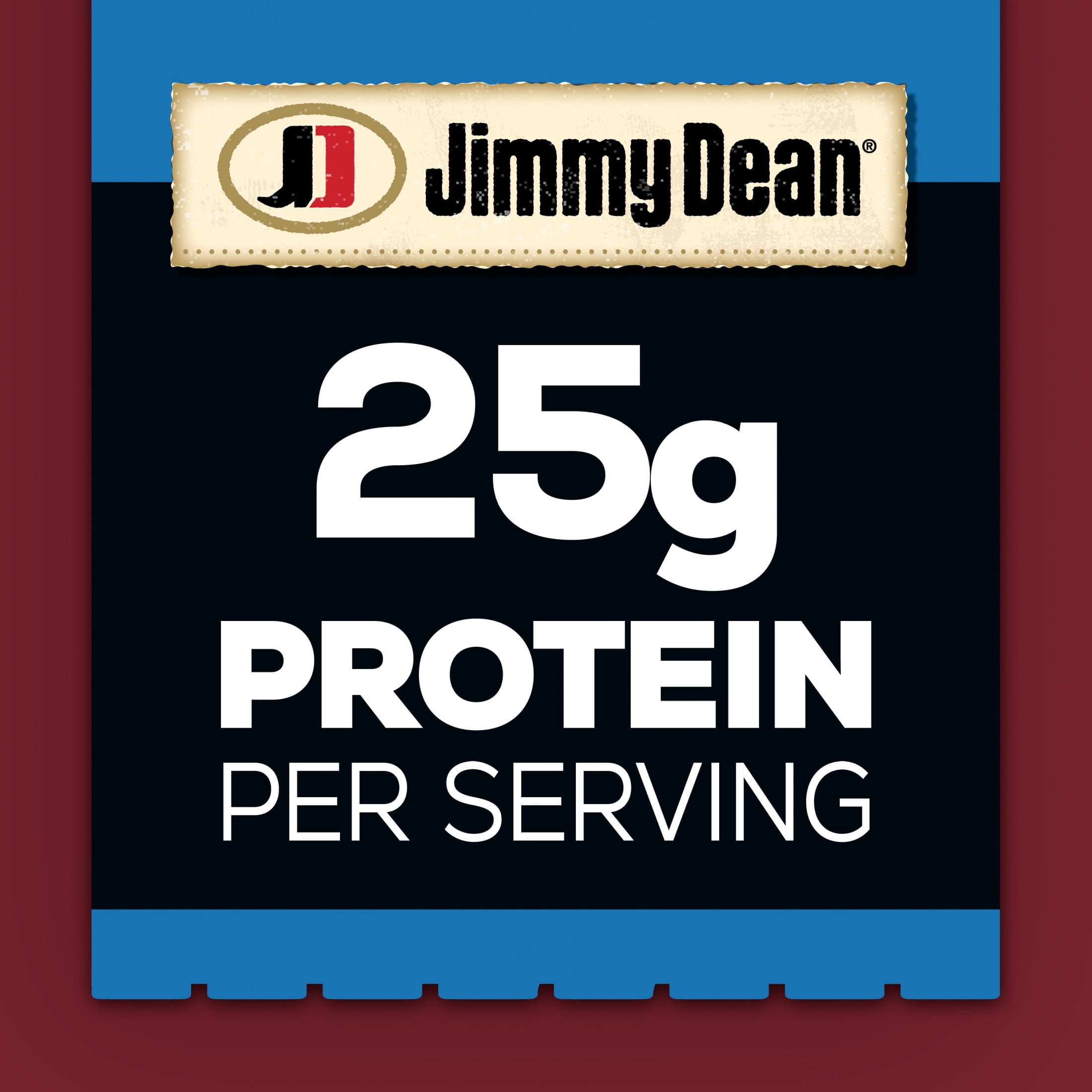 Jimmy Dean Frozen Protein Breakfast Sandwich, Sausage, Egg, Cheese Croissant, 13.3 oz, 2 Count