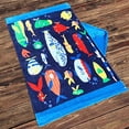 thumbnail image 4 of Toalla de baño para niños, envoltura para niños y niñas, toallas de playa con capucha para piscina, albornoz, algodón absorbente de felpa suave brillar Electrónica, 4 of 5