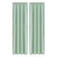 thumbnail image 2 of Cortinas escandinavas de seda de color liso | Aislamiento térmico y ahorro de energía | Cortinas opacas para dormitorio y cocina | Insonorización y reducción de ruido | Fácil instalación, 2 of 3