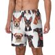 thumbnail image 1 of Fotbe Happy Dog Faces Collage Traje de Baño para Hombre – Shorts de Natación de Secado Rápido con Forro y Bolsillos-Small, 1 of 6