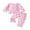 Pink, variant on Loicainy Baby Toddler Girl Christmas Outfit 6 12 18 24 Months 2T 3T 4T 5T Candy Cane Long Sleeve T-shirt and Pants Clothes Set