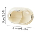thumbnail image 3 of erfcxs Wall Mount Makeup Organizer with Clear Lid and Compartments for Bathroom and Vanity Storage Wall-Hung Display Shelf for Home Kitchen Jewelry and Durable Construction, 3 of 4