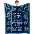 thumbnail image 1 of LHSHID 13 Year Old Boy Gifts Birthday Gifts for 13 Year Old Boys Coolest Gifts for 13 Year Old Boy 13 Year Old Boy Birthday Gift Ideas 13th Birthday Throw Blanket for 13 Year Old Boy 50"x60", 1 of 7