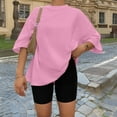 thumbnail image 2 of SUNBS Plus Size Tops for Women Workout T Shirts Short Sleeve Spring Tee Summer Clothes,Sizes S-3XL, 2 of 8