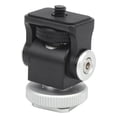 thumbnail image 3 of Camera Tripod Ball Head, Universal 1/4In Screw And 1/4In Screw Hole 360°Panoramic Ball Head Aluminium Alloy  For Fill Light For Monitor Microphone, 3 of 8