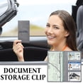 thumbnail image 6 of Car Id Card Wallet, Waterproof Scratch-proof License Holder for Vehicle Registration and Insurance Documents, Sleek Glove Box Organizer with SeSolution Closure, 6 of 8