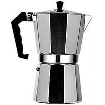 Moka Pot Italian Coffee Machine Espresso Aluminum Geyser Coffee Maker Kettle Latte Stove Classic Coffeeware Barista Accessories (300ml)