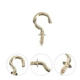 thumbnail image 5 of 20pcs Heavy Duty Copper Plated Metal Screw-In Ceiling Hooks Cup Hooks Hanger, 5 of 5