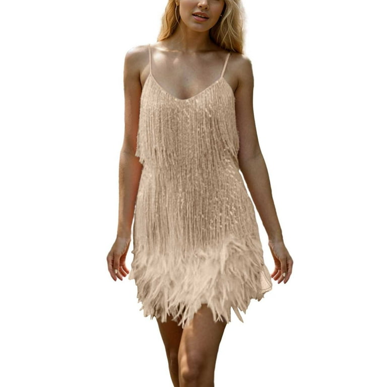 flouncy mini dress Lace Dropwaist Flounce Mini Dress