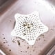 thumbnail image 4 of Coladores De Fregadero Limpiador de cocina de PVC suave Sea Star filtro de fregadero coladores de drenaje de alcantarillado (blanco) Sywqhk Libre de BPA, 4 of 8