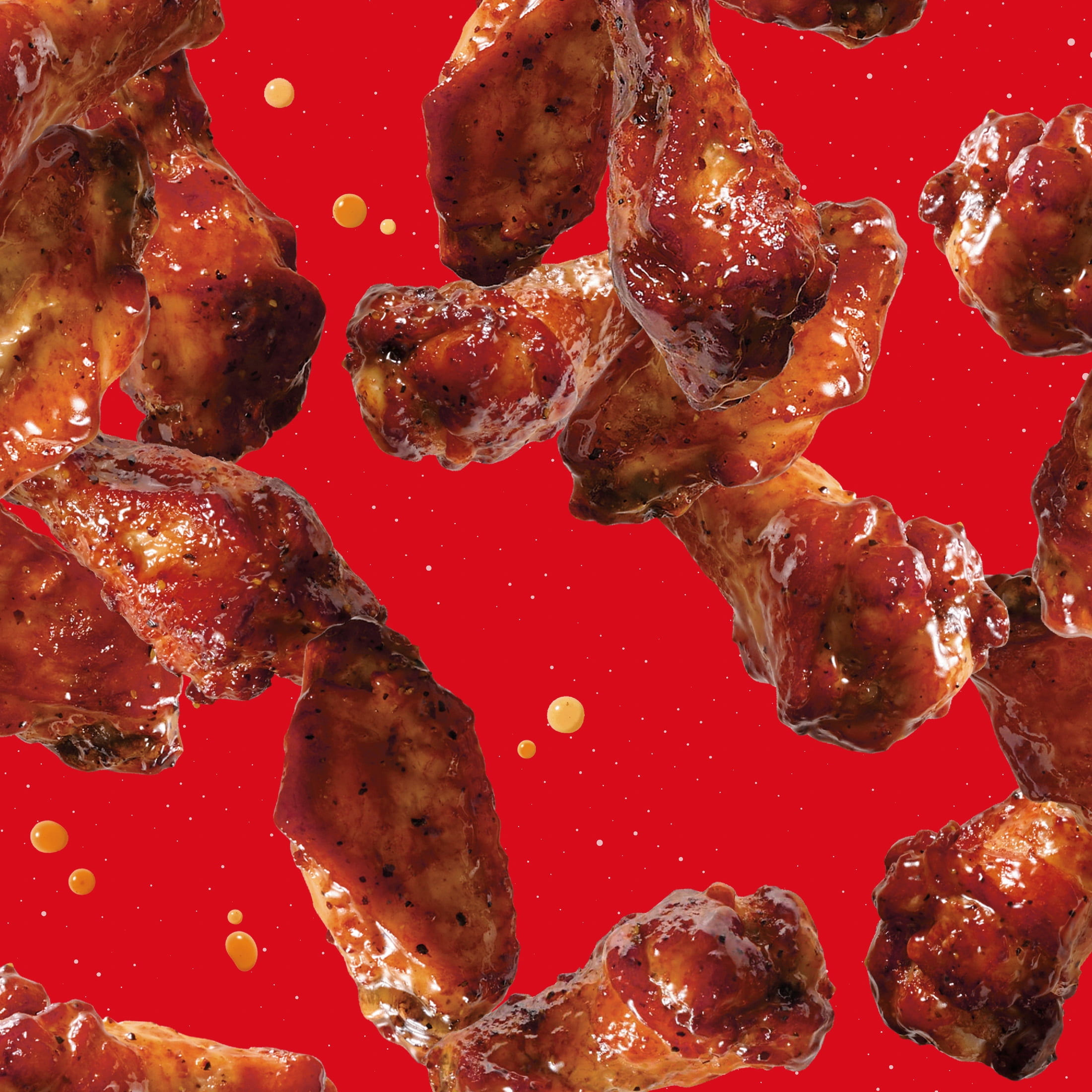 Kinder's Restaurant-Style Hot Honey Glaze Party Wings, 19 oz (Frozen)