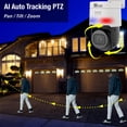 thumbnail image 4 of Elder AI Security Camera System PTZ 12MP NVR 8Ch PoE, 5-Camera 4K 30FPS Dual-Light Outdoor 3TB, Sony Sensor & NDAA, Face & License Plate, Full Color Surveillance Wired NocVU Series, 4 of 10