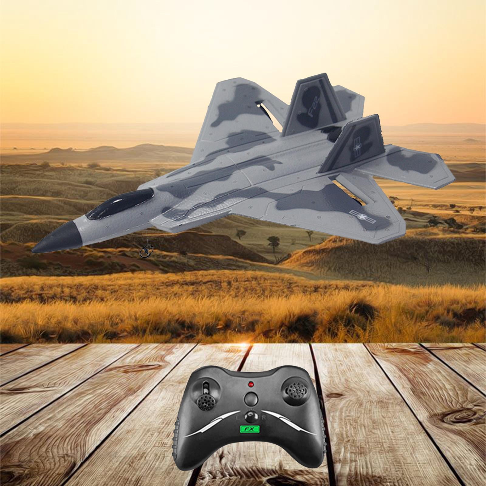 LeeQinersw Auto-Balance RC Aircraft, RC Airplane 2.4G RC Glider Aircraft Outdoor Plane Toys