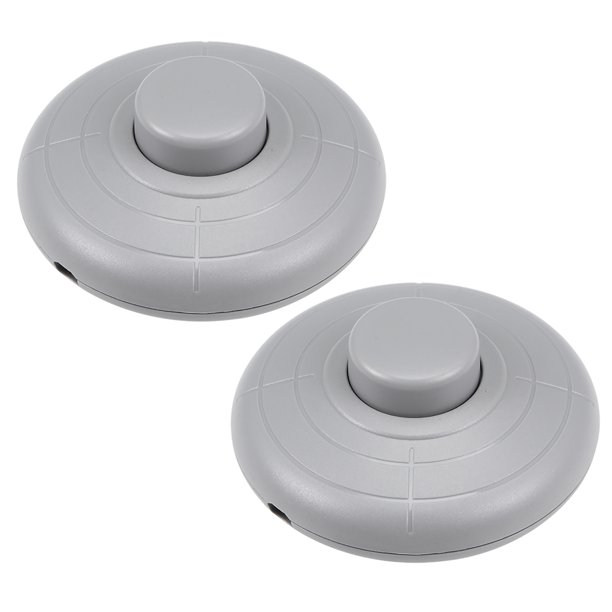 Uxcell Inline Foot Pedal Push Button Switch,Lamp Control ON/Off Foot