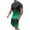 Green, variant on UVEASISHA Mens Two Piece Tracksuit Set,Casual Short Sets for Men Fashion Gradient Color Sweatsuit Summer Muscle Tees and Drawstring Shorts Workout Set Today Sales