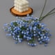 thumbnail image 1 of Xiao Hua 15 flores artificiales de aliento de bebé, ramo de gypsophila artificial de tacto real para arreglos florales de boda, fiestas, decoración del hogar (azul claro)., 1 of 5