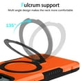 thumbnail image 4 of Cowithday iPhone 14 Plus Case with Magnetic Ring Stand, [Magnetic Ring Holder] [Military Drop Protection] [Non-Slip Grip] Shockproof Soft Edge Phone Case Cover for iPhone 14 Plus 6.7" 2022, Orange, 4 of 9