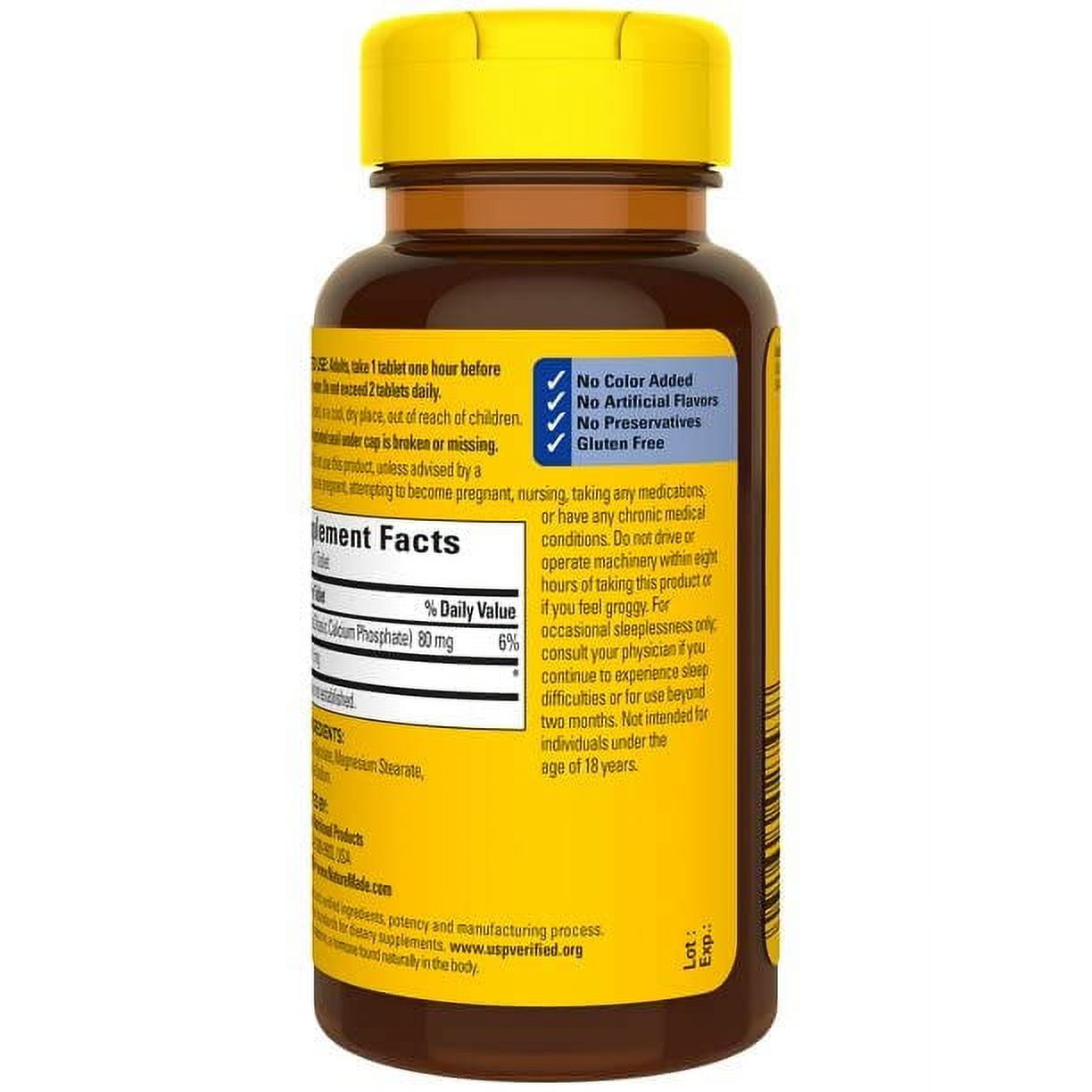 Nature Made Maximum Strength Melatonin 5 mg Tablets 90 Ct (2 Pack)