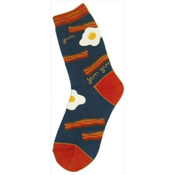 Foot Traffic Bacon Womens Socks, Pack Of 3
