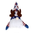 thumbnail image 4 of 4 de julio Gnomo Patriótico Felpa Gnomos Patrióticos Decoraciones Día de la Independencia Adorno de Mesa con Luz Un Sombrero de Pentagrama, 4 of 14