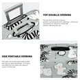 thumbnail image 4 of Goofa African Animals Pattern Luggage Covers For Suitcase,Suitcase Cover Protector Fit 18-32 Inch Luggage-Small, 4 of 9