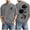 A-Grey1056, variant on XIAOCHA Men's Vintage‑Wash Tee Rose Floral Dual‑Side Print Short‑Sleeve Pullover Top, Army Green, Sizes L
