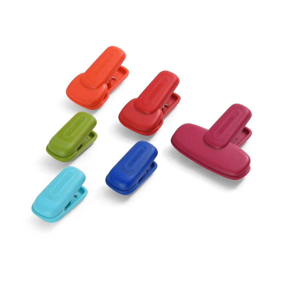 Farberware Professional Plastic Bag Clips set of 6 - Walmart.com ...