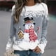 thumbnail image 2 of Sudaderas con estampado 3d de muñeco de nieve y copo de nieve para mujer, blusa gráfica con cuello redondo, Top de Navidad, ropa de otoño, sudaderas con capucha de Anime, jersey para mujer, 2 of 4