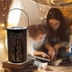 thumbnail image 3 of Linterna Solar Con Batería De 600 Mah, Linterna De Jardín Hueca De Hierro Forjado, Luz Decorativa Colgante Para Exteriores Para Patio, Porche, Camino De Parque matsuzay HA013248-00, 3 of 7