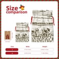 thumbnail image 3 of Rocae Rice Harvest for Christmas Drawstring Linen Gift Bag with Drawstrings Treat Bag Goody Present Bags for Christmas Party Favor-Small, 3 of 9