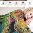 thumbnail image 3 of Orinice Crocodile Throw Blanket, Warm Thick Soft All Season Fluffy Plush Couch Throw, Cozy Flannel Blanket Sofa Bed, Microfiber Anti-Pilling Washable Bed Blanket,  50x60in, 3 of 6