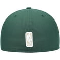 thumbnail image 4 of Men's New Era Hunter Green Milwaukee Bucks 2021 NBA Champs Retro Pop Undervisor 59FIFTY Fitted Hat, 4 of 6